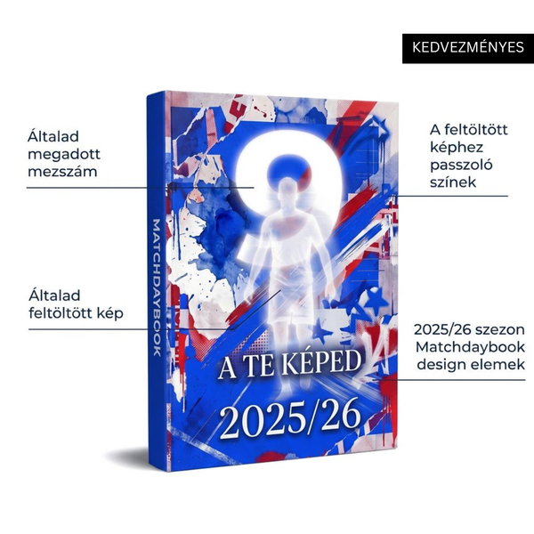 2025/26 SZEZON MATCHDAYBOOK - Életreszóló Emlékkönyv Focistáknak