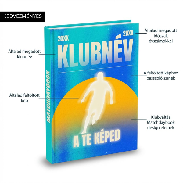 KLUBIDŐSZAK MATCHDAYBOOK - Életreszóló Emlékkönyv Focistáknak